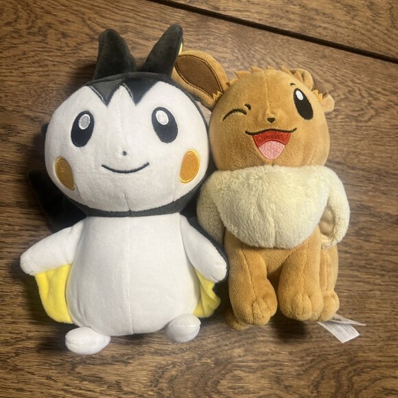 Pokemon Other - Pokemon Plush Emolca New Eevee NWOT Stuffed Animal Plush Toy Doll 9”